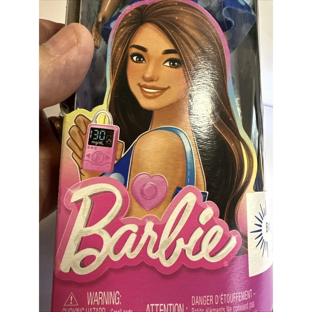Barbie Fashionistas Doll#242 Barbie Doll Diabetes Polka Dot Toy New w Box